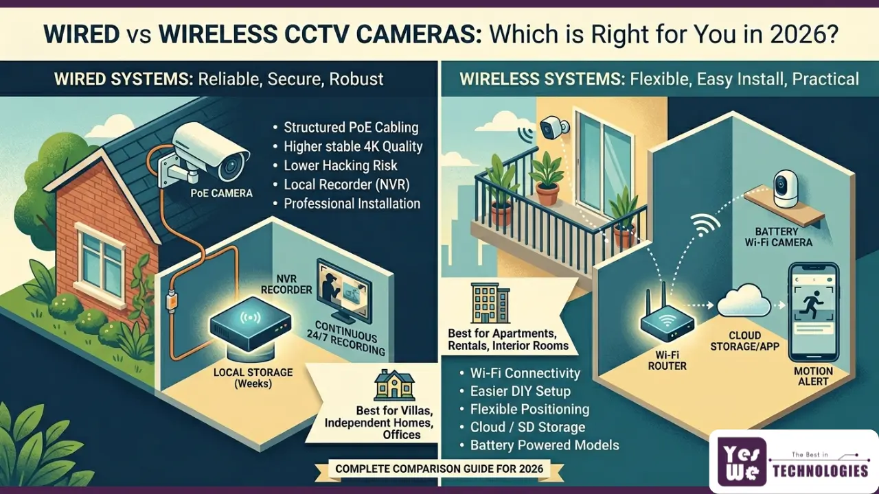 Wired vs Wireless CCTV Cameras: Which is Right for You in 2026?