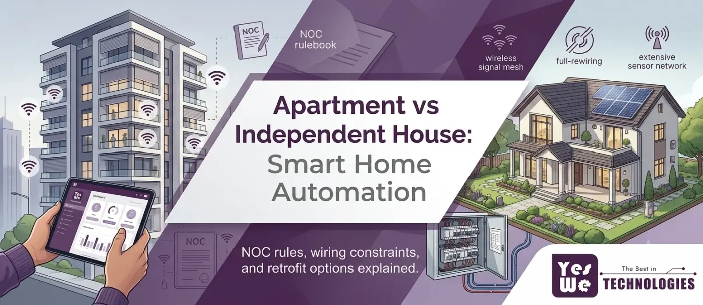 Apartment vs Independent House - Smart Home Automation