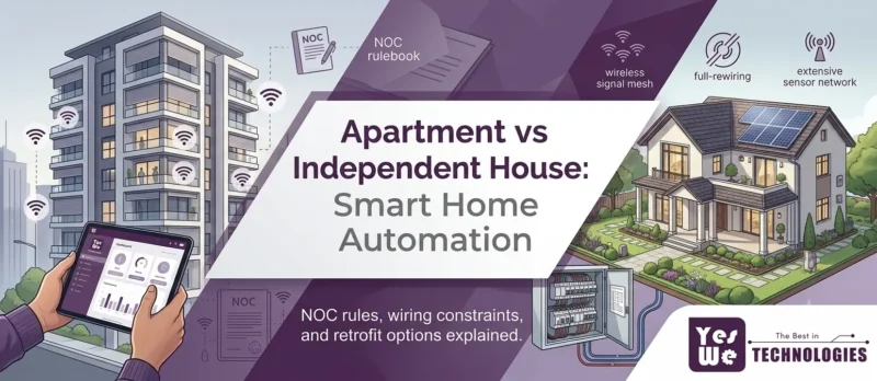 Apartment vs Independent House - Smart Home Automation