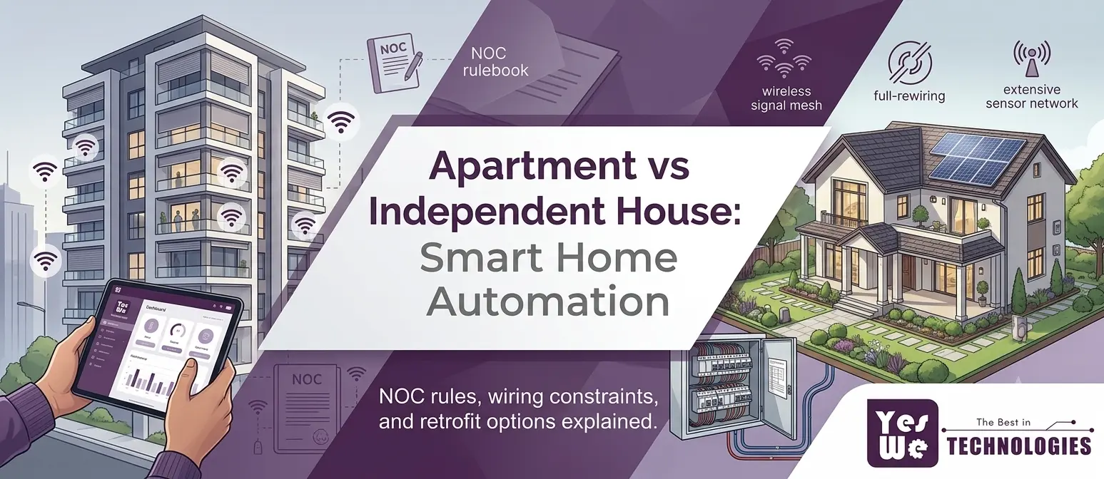 Apartment vs Independent House: Smart Home Automation